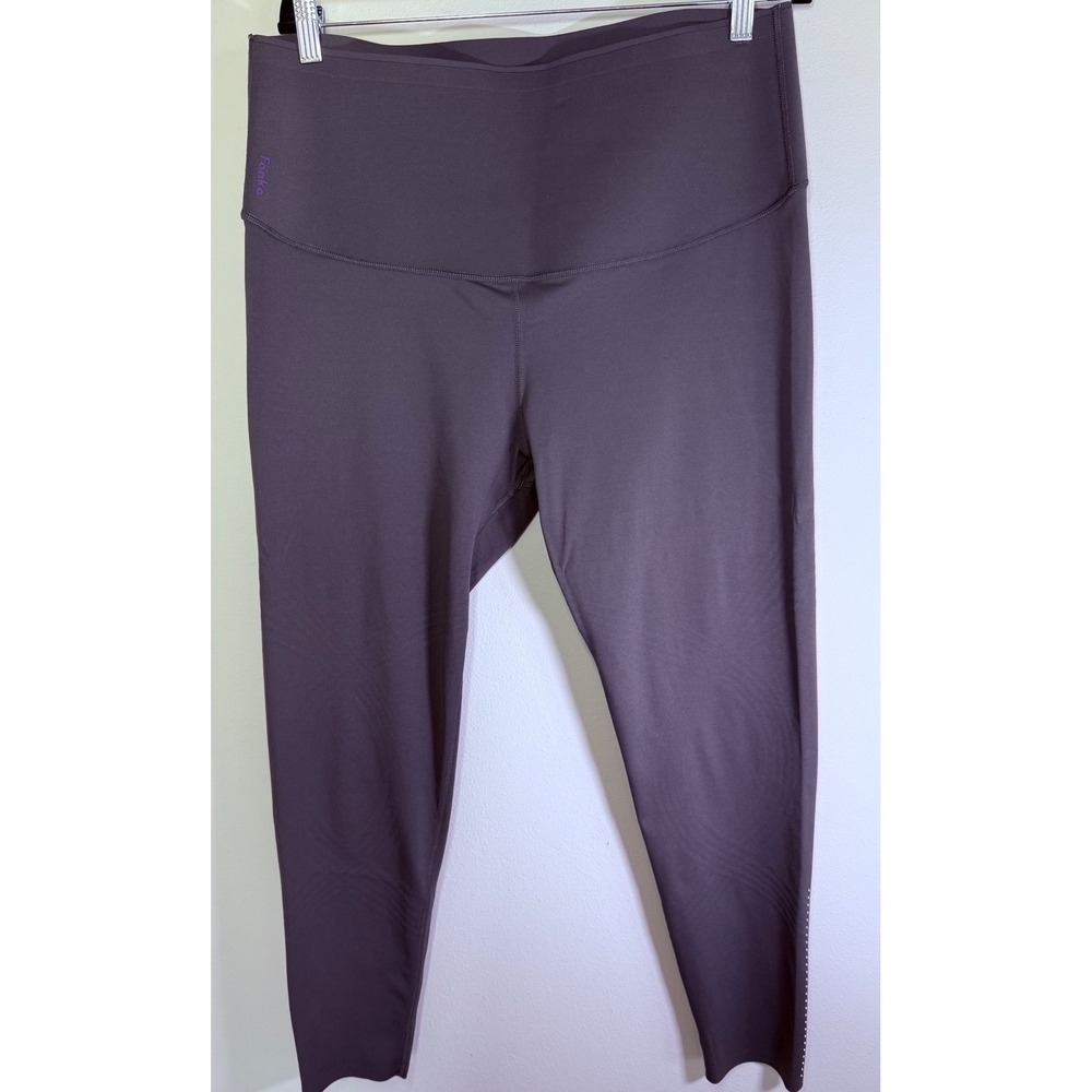Fanka Womens Large L Gray High Waist Body Sculpt Compression Leggings Yoga Pants